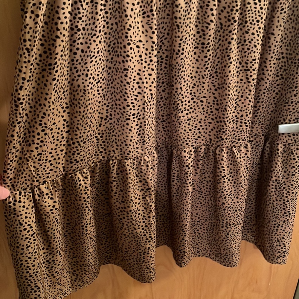 NWOT Leopard print fit and flare dress - Size XL - Picture 4 of 5